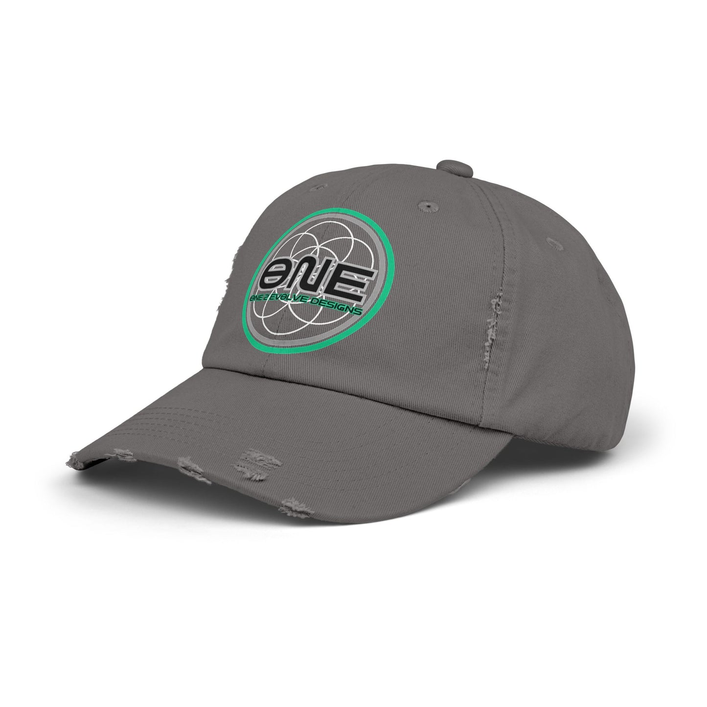 UPDATED DESIGN "O2E Branded" Distressed Hat